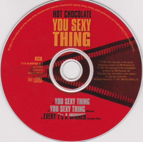 Hot Chocolate - You Sexy Thing - Used CD image 3