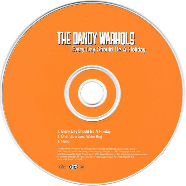 Dandy Warhols - Every Day Should Be A Holiday - Used CD image 3