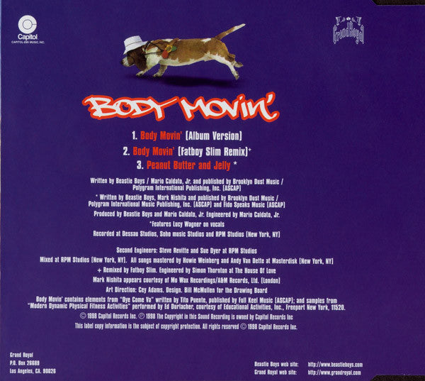 Beastie Boys - Body Movin' - Used CD image 3