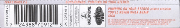 Supergrass - Pumping On Your Stereo - Used CD image 3