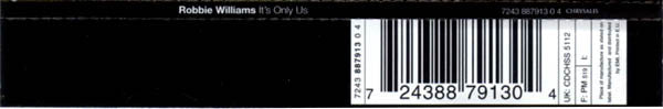 Robbie Williams - It's Only Us / She's The One - Used CD image 6