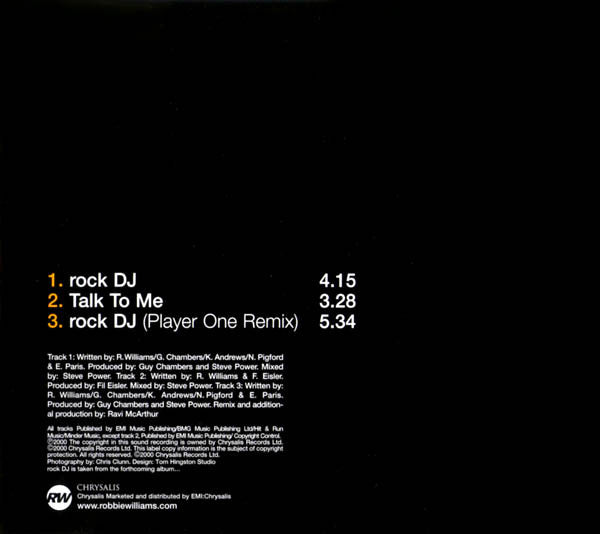Robbie Williams - Rock DJ - Used CD image 7