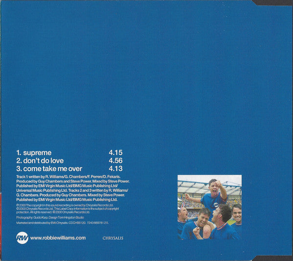 Robbie Williams - Supreme - Used CD image 2