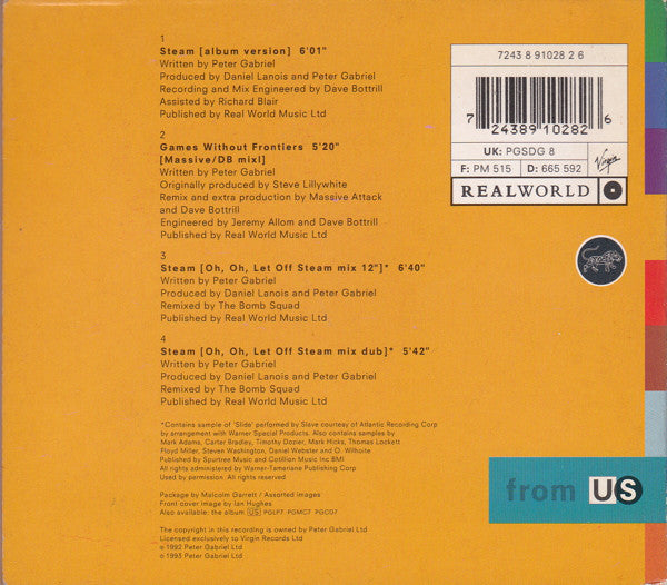 Peter Gabriel - Steam - Used CD image 7