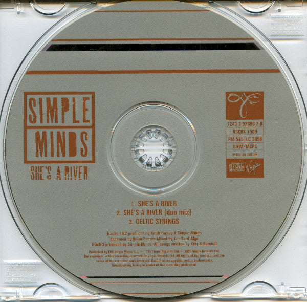 Simple Minds - She's A River - Used CD image 3