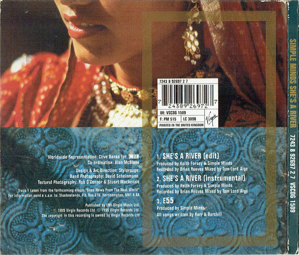 Simple Minds - She's A River - Used CD image 2