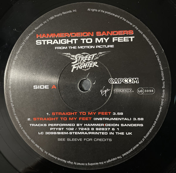 MC Hammer - Straight To My Feet - Used Vinyl Record 12" image 3