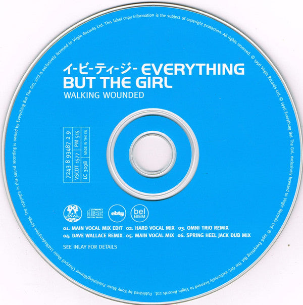 Everything But The G - Walking Wounded - Used CD image 4