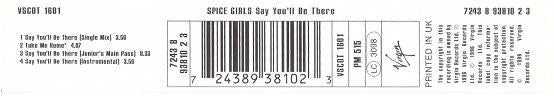 Spice Girls - Say You'll Be There - Used CD image 2