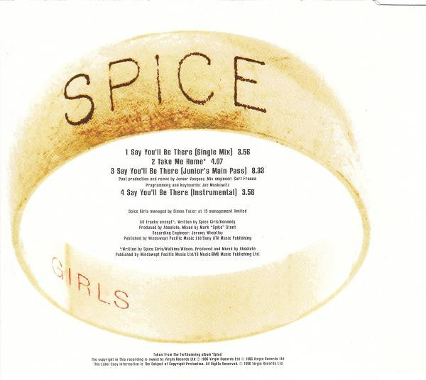 Spice Girls - Say You'll Be There - Used CD image 3