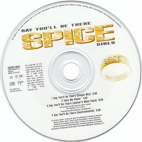 Spice Girls - Say You'll Be There - Used CD image 4