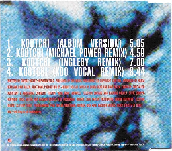 Neneh Cherry - Kootchi (Remixes) - Used CD image 7