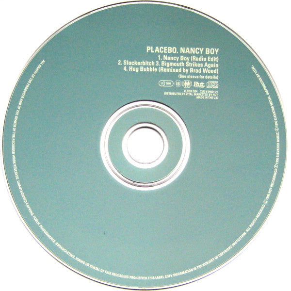 Placebo - Nancy Boy - Used CD image 5