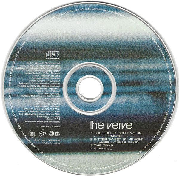 Verve - Drugs Don't Work - Used CD image 4