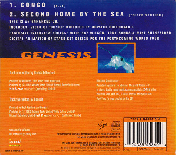 Genesis - Congo - Used CD image 2