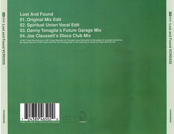 D*Note - Lost And Found - Used CD image 7