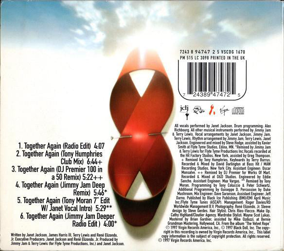 Janet Jackson - Together Again - Used CD image 7