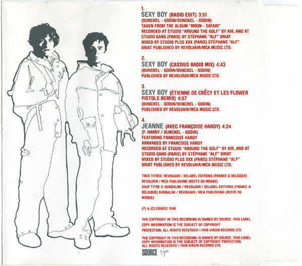 AIR - Sexy Boy - Used CD image 2