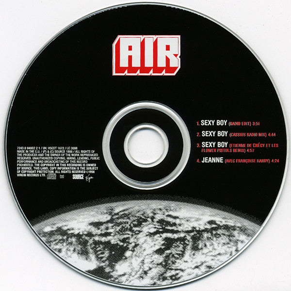AIR - Sexy Boy - Used CD image 3