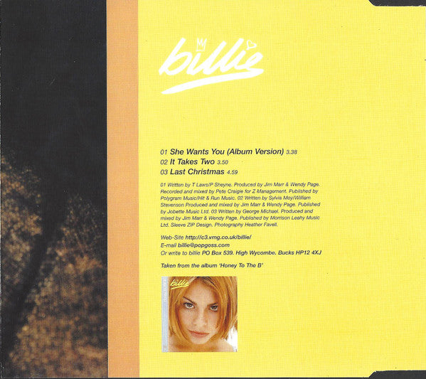 Billie Piper - She Wants You - Used CD image 2