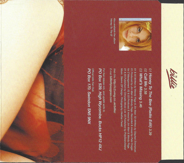 Billie Piper - Honey To the Bee - CD image 2