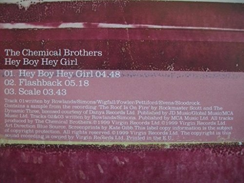 Chemical Brothers - Hey Boy Hey Girl - Used CD image 2