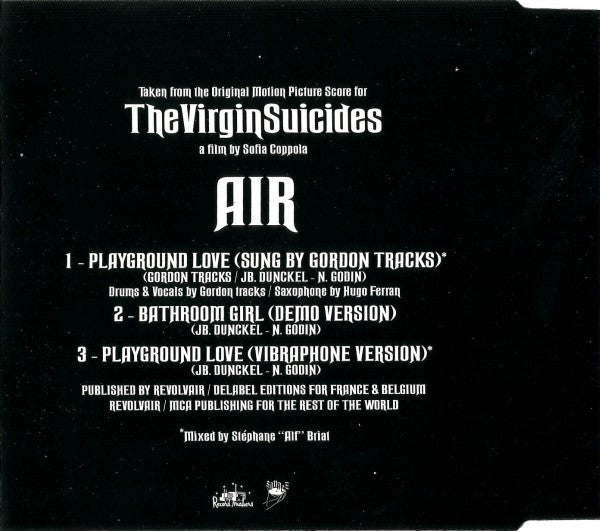 AIR - Playground Love - Used CD image 6