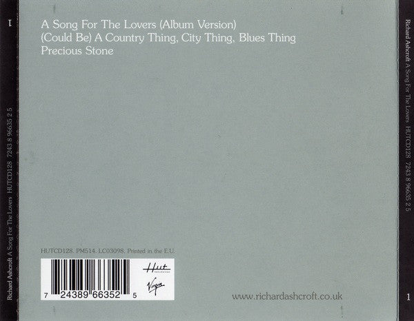 Richard Ashcroft - A Song For The Lovers - Used CD image 2