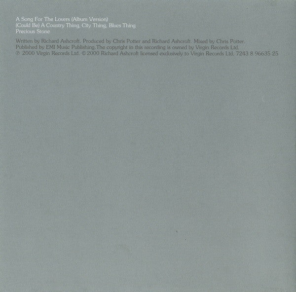 Richard Ashcroft - A Song For The Lovers - Used CD image 4