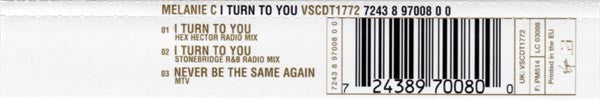 Melanie C - I Turn To You - Used CD image 2