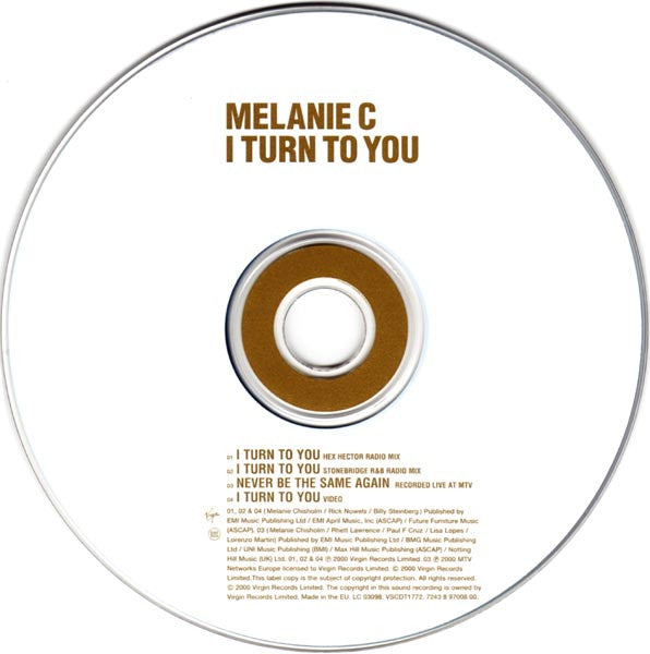 Melanie C - I Turn To You - Used CD image 5