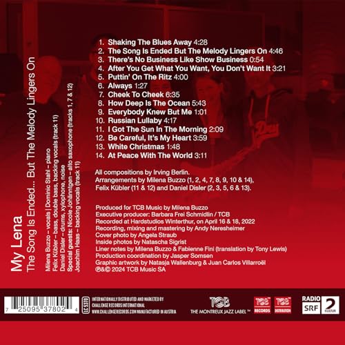My Lena - Song Is Ended ... But The Melody Lingers On - CD image 2