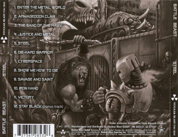 Battle Beast - Steel - CD image 1
