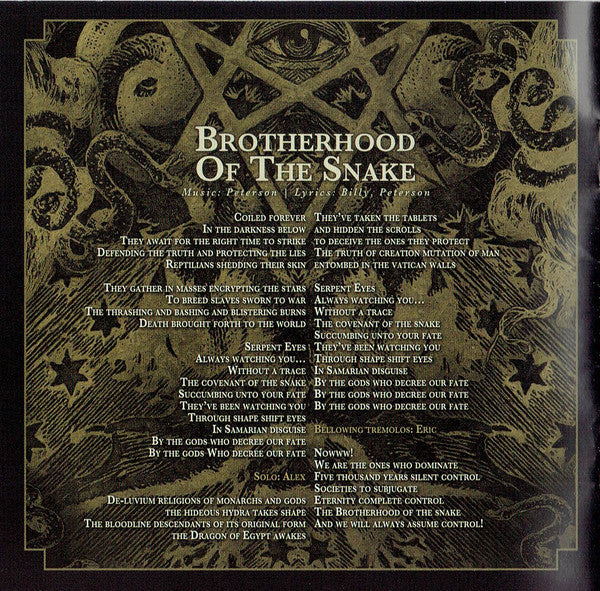 Testament - Brotherhood Of The Snake - CD image 3