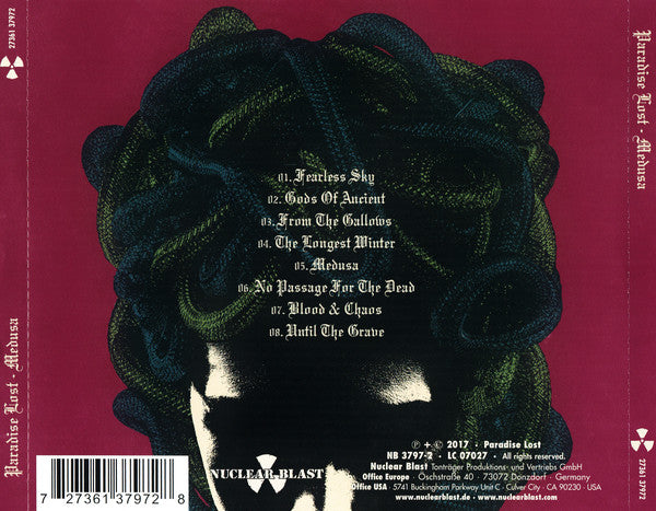 Paradise Lost - Medusa - CD image 1