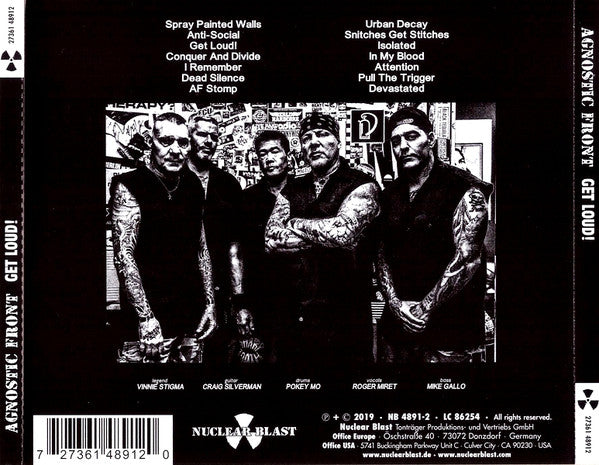 Agnostic Front - Get Loud! - CD image 3