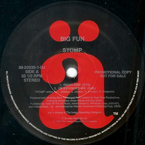 Big Fun II - Stomp - Used Vinyl Record 12" image 1