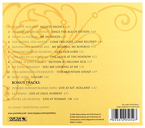 YASMIN LEVY - ROMANCE AND YASMIN - CD ALBUM image 2