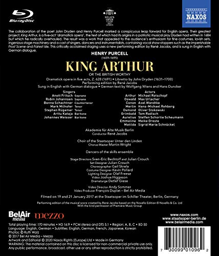 PURCELL - :KING ARTHUR - DVD image 2