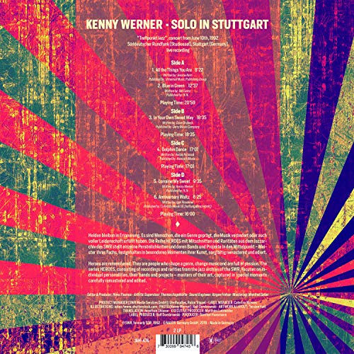 KENNY WERNER - SOLO IN STUTTGART - Vinyl Record image 2