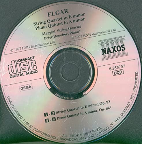 Sir Edward Elgar - String Quartet In E Minor / Piano Quintet In A Mino image 3