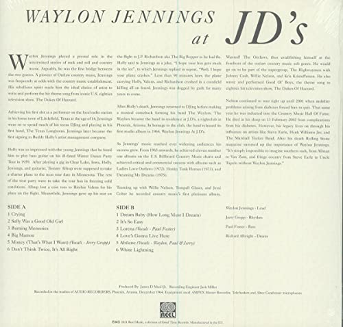 WAYLON JENNINGS - JDS - Vinyl Record image 2