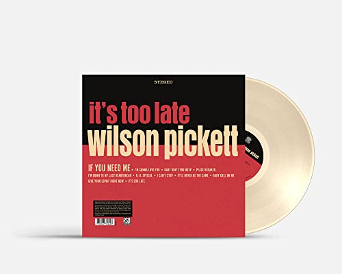 WILSON PICKETT - Its Too Late (Cream Vinyl) - Vinyl Record image 1