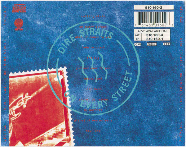Dire Straits - On Every Street - Used CD image 2