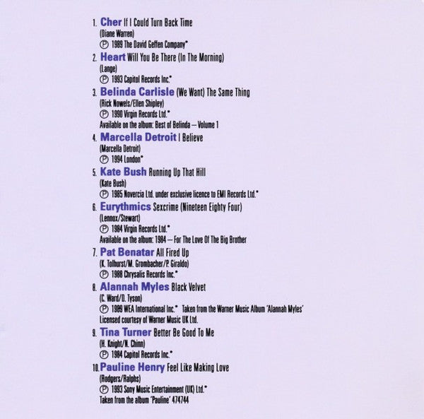 Various - Satin & Steel - The Two Sides Of Women In Rock - 20 Classic image 5