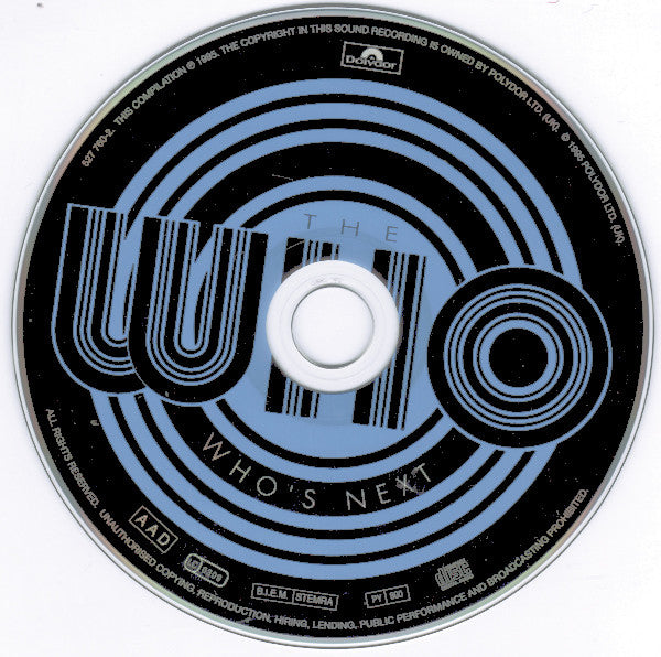 Who - Who's Next - Used CD image 3