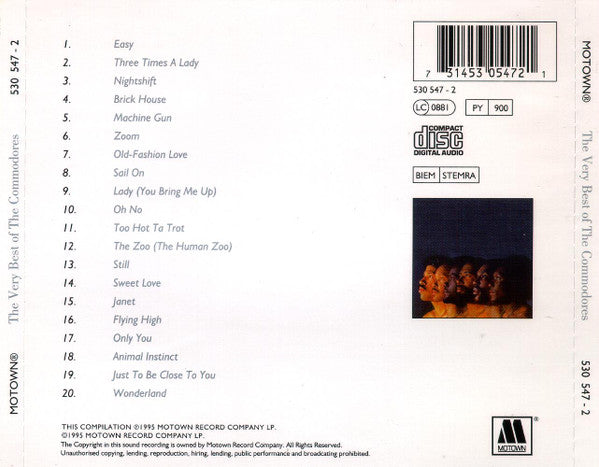 Commodores - Very Best Of - Used CD image 5