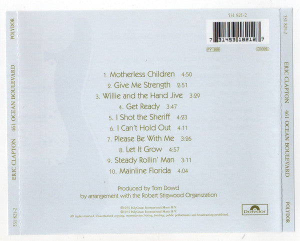 Eric Clapton - 461 Ocean Boulevard - CD image 2