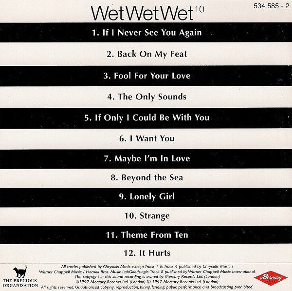 Wet Wet Wet - 10 - Used CD image 4