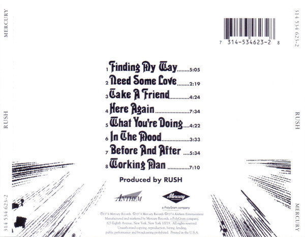 Rush - CD image 2